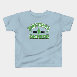 Natural Born Farmer Kids T-Shirt